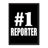 Number One #1 Reporter - Portrait Frame Photo Tile
