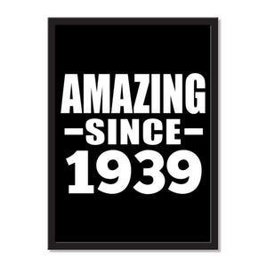 Amazing Since 1939 - Portrait Frame Photo Tile