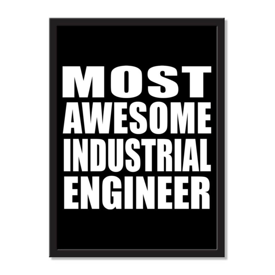 Most Awesome Industrial Engineer - Portrait Frame Photo Tile