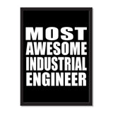 Most Awesome Industrial Engineer - Portrait Frame Photo Tile