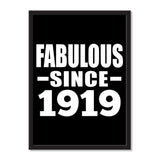 Fabulous Since 1919 - Portrait Frame Photo Tile