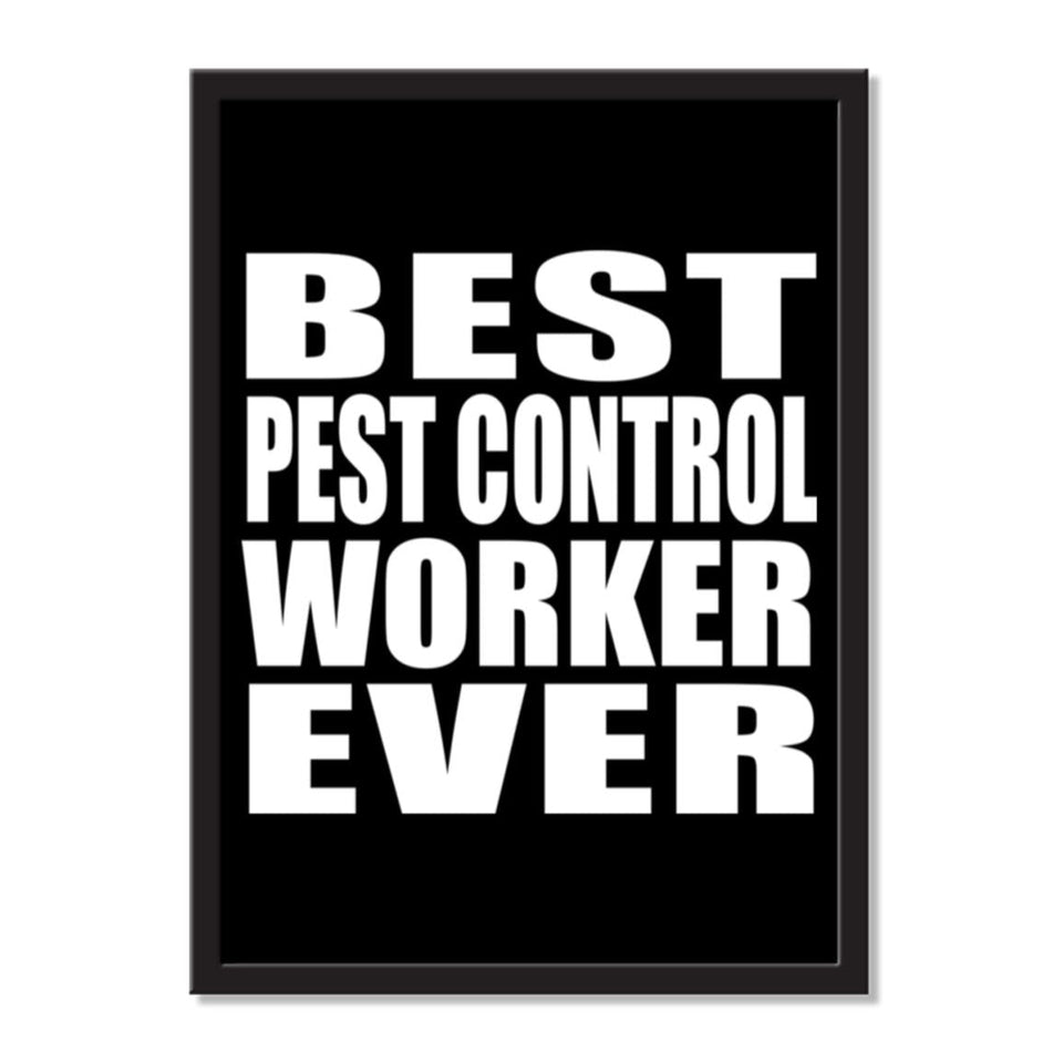 Best Pest Control Worker Ever - Portrait Frame Photo Tile