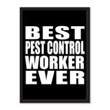 Best Pest Control Worker Ever - Portrait Frame Photo Tile