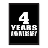 4 Years Anniversary - Portrait Frame Photo Tile