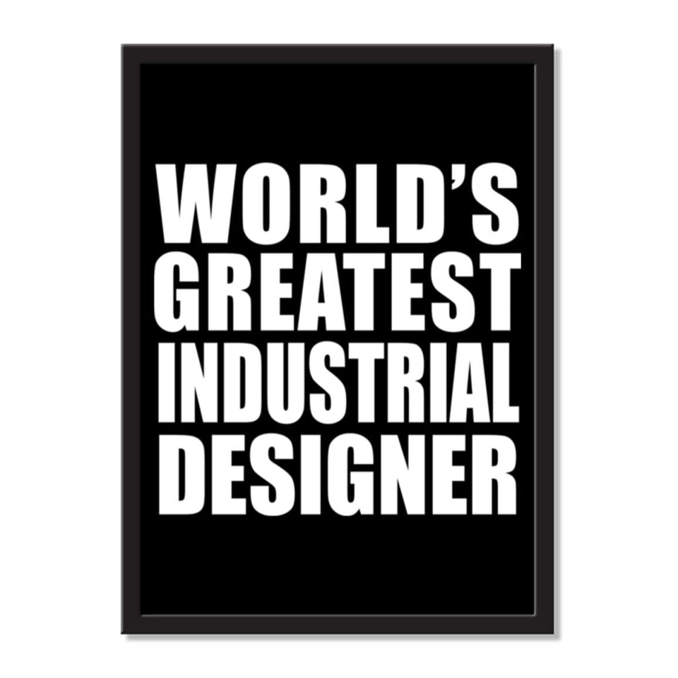 World's Greatest Industrial Designer - Portrait Frame Photo Tile