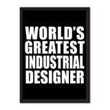 World's Greatest Industrial Designer - Portrait Frame Photo Tile