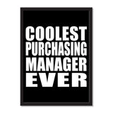Coolest Purchasing Manager Ever - Portrait Frame Photo Tile