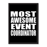 Most Awesome Event Coordinator - Portrait Frame Photo Tile