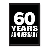 60 Years Anniversary - Portrait Frame Photo Tile