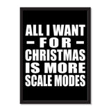 All I Want For Christmas Is More Scale Modes - Portrait Frame Photo Tile