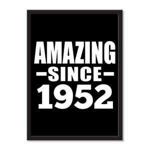 Amazing Since 1952 - Portrait Frame Photo Tile