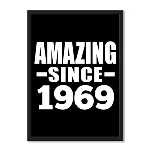 Amazing Since 1969 - Portrait Frame Photo Tile