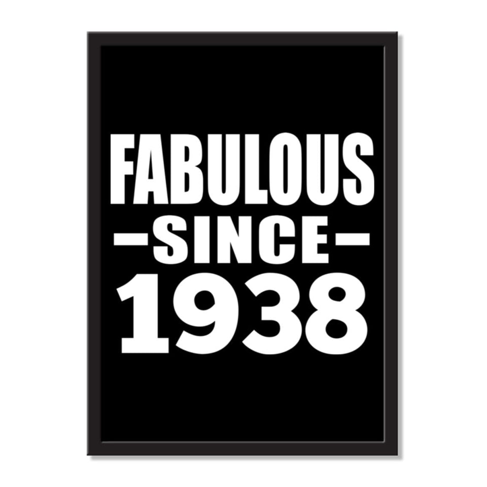 Fabulous Since 1938 - Portrait Frame Photo Tile