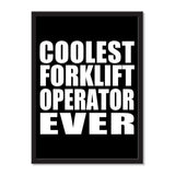 Coolest Forklift Operator Ever - Portrait Frame Photo Tile