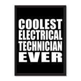 Coolest Electrical Technician Ever - Portrait Frame Photo Tile