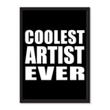 Coolest Artist Ever - Portrait Frame Photo Tile