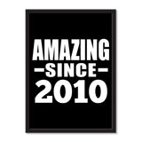 Amazing Since 2010 - Portrait Frame Photo Tile