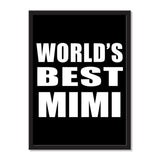 World's Best Mimi - Portrait Frame Photo Tile