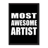 Most Awesome Artist - Portrait Frame Photo Tile