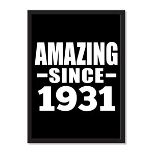 Amazing Since 1931 - Portrait Frame Photo Tile