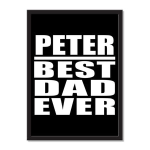 Peter Best Dad Ever - Portrait Frame Photo Tile