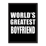 World's Greatest Boyfriend - Portrait Frame Photo Tile