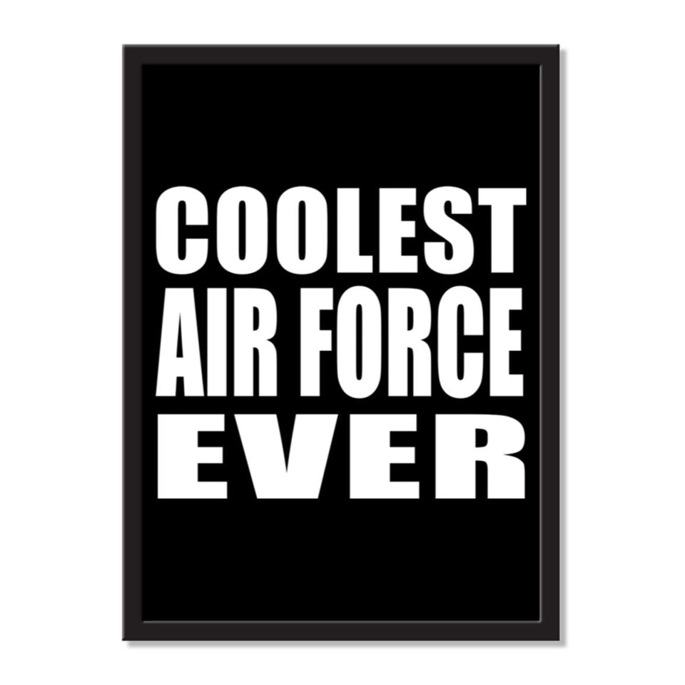 Coolest Air Force Ever - Portrait Frame Photo Tile