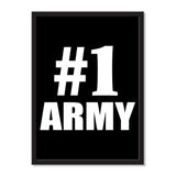 Number One #1 Army - Portrait Frame Photo Tile
