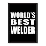 World's Best Welder - Portrait Frame Photo Tile
