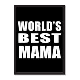 World's Best Mama - Portrait Frame Photo Tile
