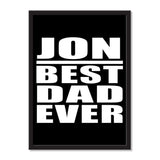 Jon Best Dad Ever - Portrait Frame Photo Tile
