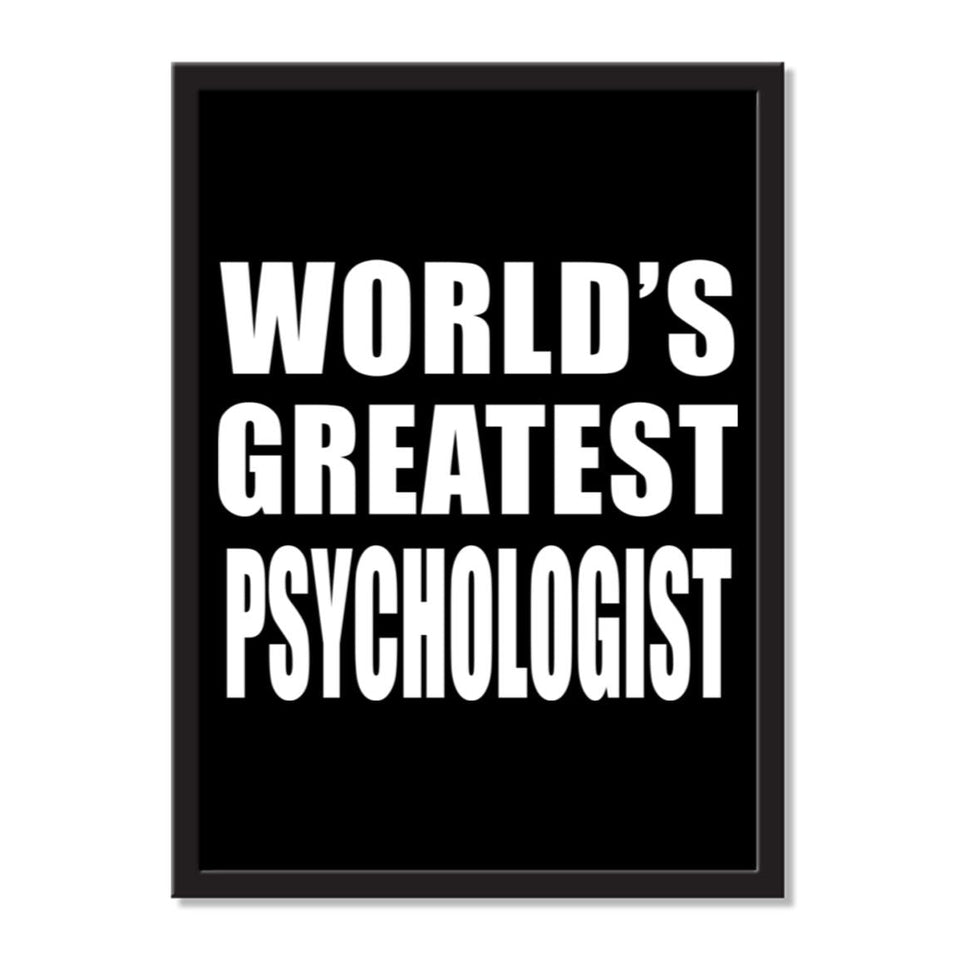 World's Greatest Psychologist - Portrait Frame Photo Tile