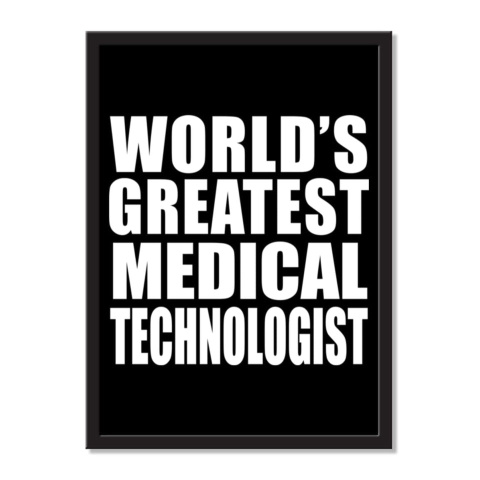 World's Greatest Medical Technologist - Portrait Frame Photo Tile