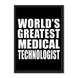 World's Greatest Medical Technologist - Portrait Frame Photo Tile
