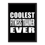 Coolest Fitness Trainer Ever - Portrait Frame Photo Tile