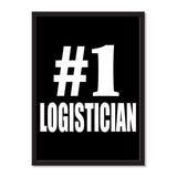 Number One #1 Logistician - Portrait Frame Photo Tile