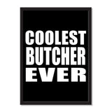 Coolest Butcher Ever - Portrait Frame Photo Tile
