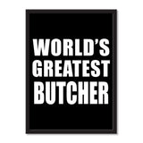 World's Greatest Butcher - Portrait Frame Photo Tile