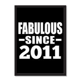 Fabulous Since 2011 - Portrait Frame Photo Tile