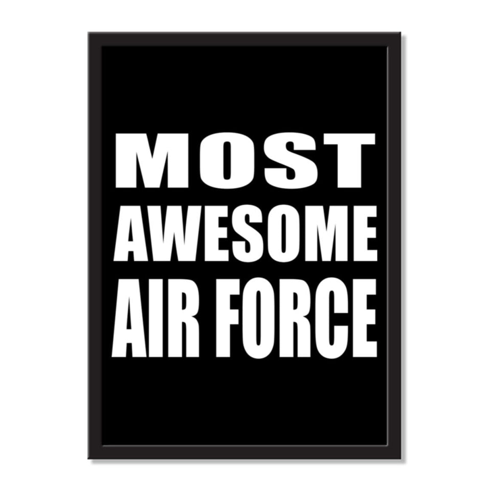 Most Awesome Air Force - Portrait Frame Photo Tile