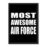 Most Awesome Air Force - Portrait Frame Photo Tile