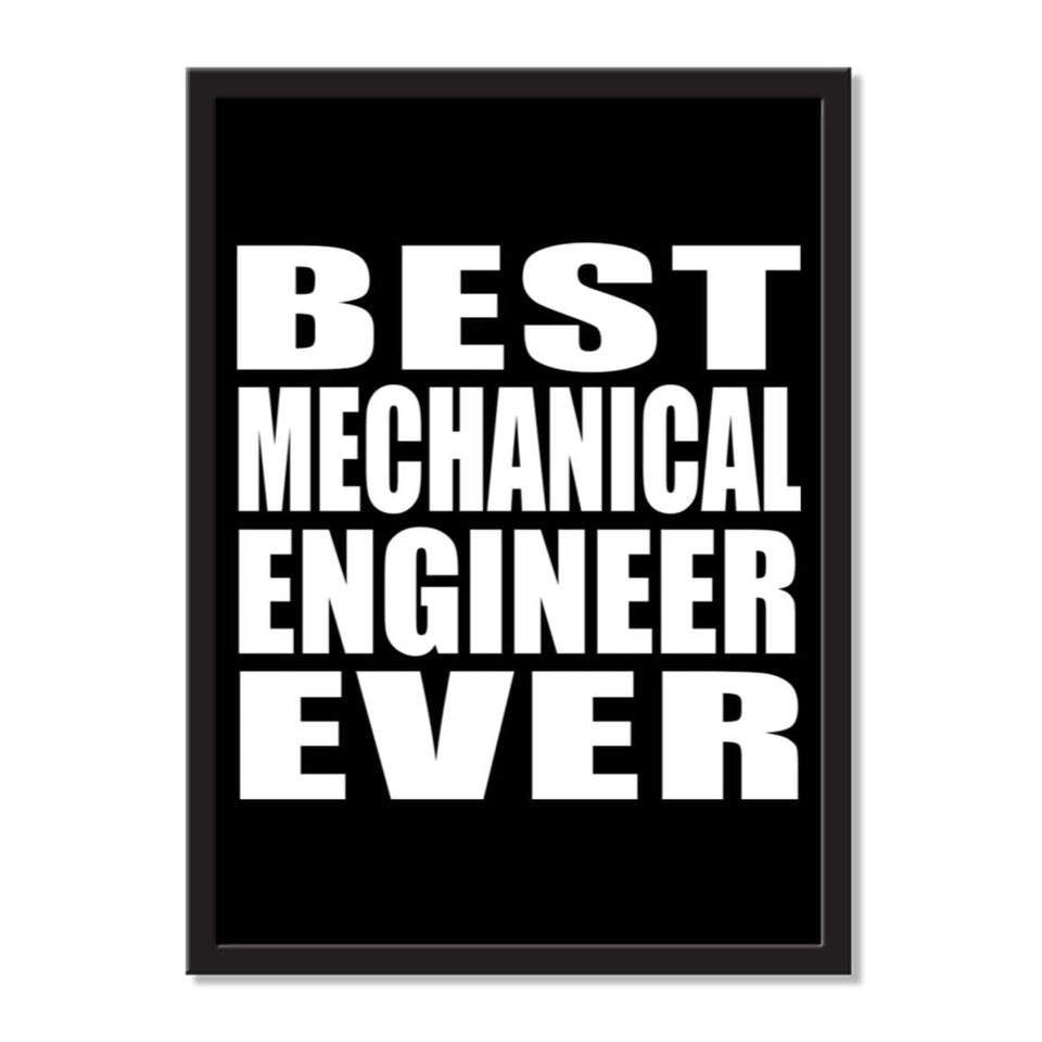Best Mechanical Engineer Ever - Portrait Frame Photo Tile