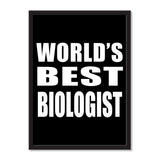 World's Best Biologist - Portrait Frame Photo Tile