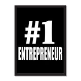 Number One #1 Entrepreneur - Portrait Frame Photo Tile