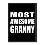 Most Awesome Granny - Portrait Frame Photo Tile