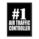 Number One #1 Air Traffic Controller - Portrait Frame Photo Tile