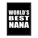 World's Best Nana - Portrait Frame Photo Tile