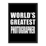 World's Greatest Photographer - Portrait Frame Photo Tile