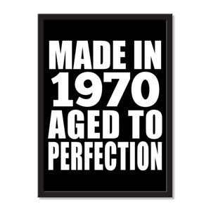 Made In 1970 Aged to Perfection - Portrait Frame Photo Tile