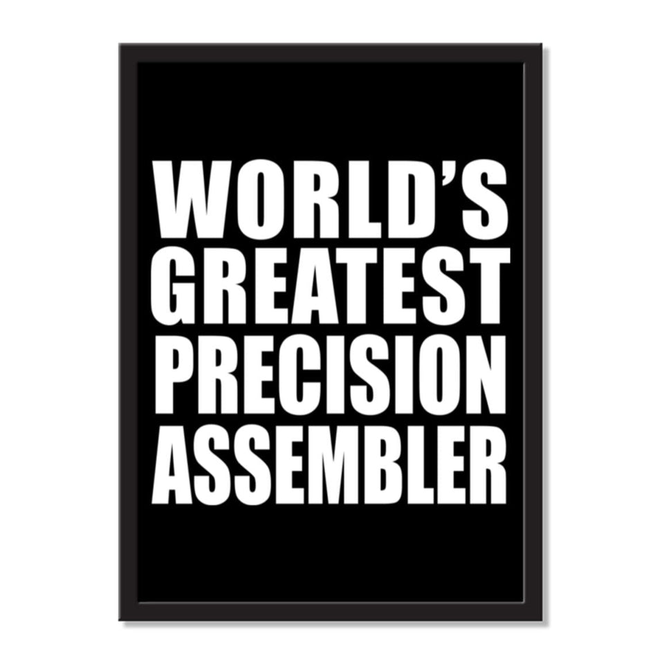 World's Greatest Precision Assembler - Portrait Frame Photo Tile